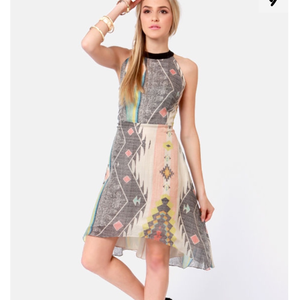 Silk Tribal Dress